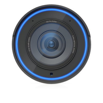 UVC-G6-PRO-BULLET-W - Cámara Bullet IP / 4K 8 Megapixel / Zoom Óptico 2.36× / IR 60 m (197 ft) / Audio Bidireccional / IP66 IK04 / PoE+