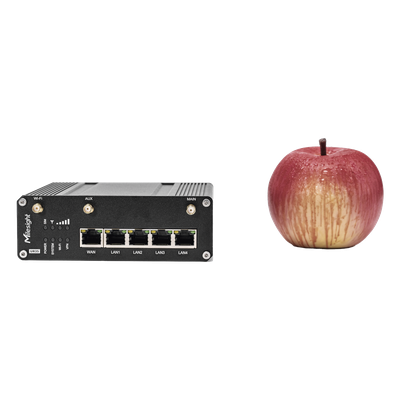 UR35-L04AF-W - Router Celular Industrial / 4G LTE Dual SIM / WiFi / Ethernet / RS232 / RS485 / IP30 / -40°C a 70°C / 9V-48V DC