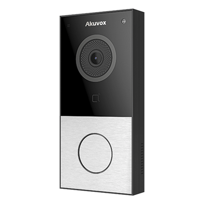 E12W - Akuvox E12W Gris IP65 Plástico Pared MicroSD (TransFlash) -36 dB