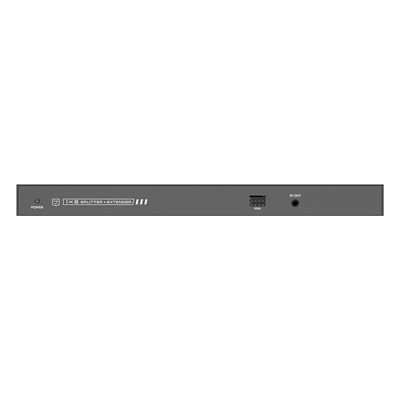 TT-828N - Extensor HDMI sobre IP / 1x8 Distribuidor / 4K @ 60 Hz / 70 m (229.7 ft) / HDR10 / 18 Gbps / PoC / S/PDIF / RS232