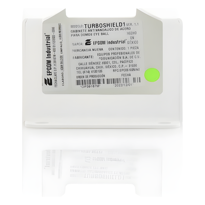 TURBO-SHIELD-1 - Protector de Acero Antivandálico / Domo Eye Ball / 89.5 x 69.8 mm / Compatibilidad Multi-Modelo