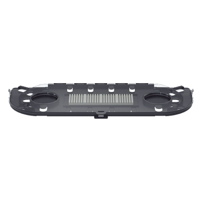 FOSMF - Charola de Empalme para Fibra Óptica / 24 Empalmes de Fusión o Mecánicos / 0.36' x 13.9' x 5.3' / Compatible con Paneles FCEU