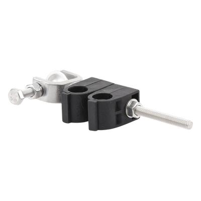 SHK-12-2-P - Andrew / Commscope Sujetador de cables / 2x coaxial 1/2 pulgada / Montaje angular SHK-12-2-P