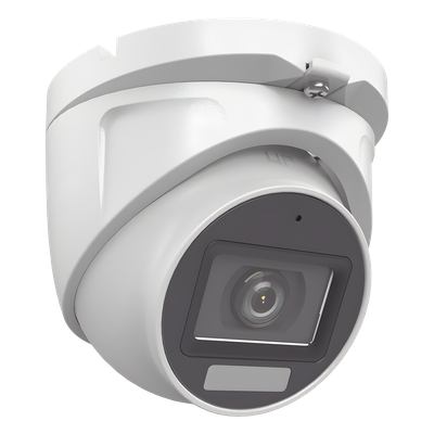 THC-T127-LMS/NEU - Cámara Turret TURBOHD / 2 Megapixel / Dual Light 30 m (98.4 ft) IR + 20 m (65.6 ft) Luz Blanca / Lente 2.8 mm / 100° de Visión / IP66 / Audio por Coaxitron / 4 en 1 Seleccionable