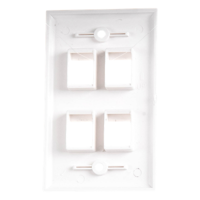 LP-FP-19 - Linkedpro By Epcom Placa de Pared / 4 Puertos Keystone / Montaje Vertical LP-FP-19