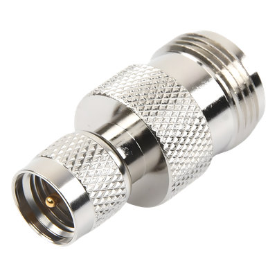 RFU-620 - Rf Industries,Ltd Adaptador en Línea, de Conector Mini-UHF Macho a N Hembra, Níquel/ Oro
