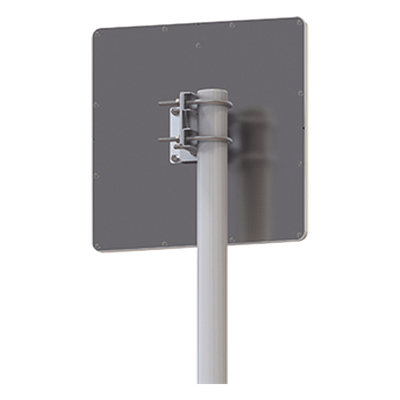 TXP2420 - Antena Tipo Panel 2400 MHz, Apertura H/V (18º), Ganancia 20 dBi, Dimensiones 30 x 30 4.5 cm, Conector N- Hembra, Para exterior