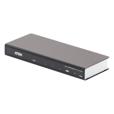 VS184A - Splitter HDMI / 1 Entrada x 4 Salidas / 4K UHD @ 60 Hz / HDCP 2.2 / HDR 4:4:4 / 10.2 Gbps / EDID Automático