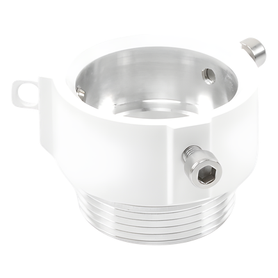 DS-1681ZJ - Adaptador de Montaje para Domo PTZ / Aluminio 6061 / 71×71×45 mm / 138 g / Rosca Interna / Exterior