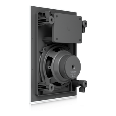 UACC-IN-WALL-SPEAKER - Altavoz Empotrable de Pared / Woofer 6.5" / Tweeter 1" Pivote ±15° / 130W 8 Ohms / Cobertura Simétrica Axial 90° / NDAA Compliant