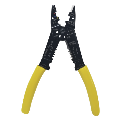 EP204B - EPCOM Pinza Cortacables Pelacables EP204B, 10-22 AWG, Con Plegador de Conectores