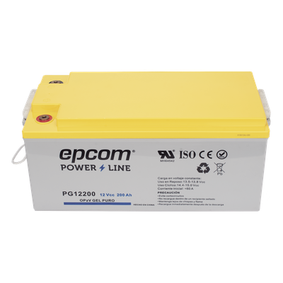 PG12200 - Epcom Powerline Batería Estacionaria de Gel / 12 V / 200 Ah PG12200