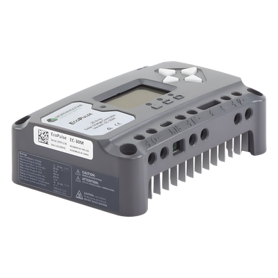 EC-30M - Controlador solar 12/24 Vcc de 30 Amp. Con pantalla de medición