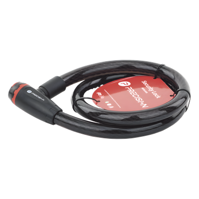 X-613-LOCK - Candado de Cable / 20 mm Diámetro / 1000 mm (3.28 ft) Largo / Cierre por Llave / PVC Recubierto