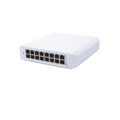 USW-LITE-16-POE - Ubiquiti UniFi Switch Lite 16 PoE L2 Gigabit Ethernet (10/100/1000) Energía sobre Ethernet (PoE) Bla