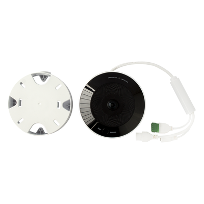 HF-VS409 - Hikvision Cámara Fisheye IP / 4 Megapixel / Detector de Humo y Temperatura HF-VS409