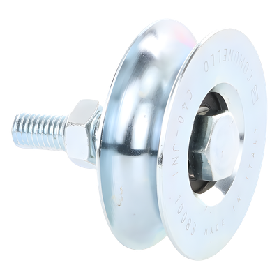 1150-4525-001 - 310 - Rueda de 8 cm SIN Soporte / Soporta hasta 200 kg / Canal Tipo "U"