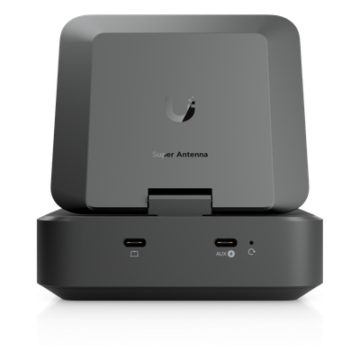 U-AIRWIRE - Adaptador Cliente WiFi 7 / Doble Banda 5/6 GHz / MIMO 2x2 / Hasta 5.8 Gbps / STR MLO / Antenas 11 dBi / Puerto USB-C 5GbE