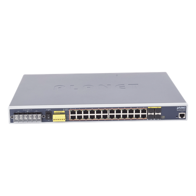 IGS-6325-24P4S - PLANET IGS-6325-24P4S switch Gestionado L3 Gigabit Ethernet (10/100/1000) Energía sobre Ethernet (PoE) 1U Azul
