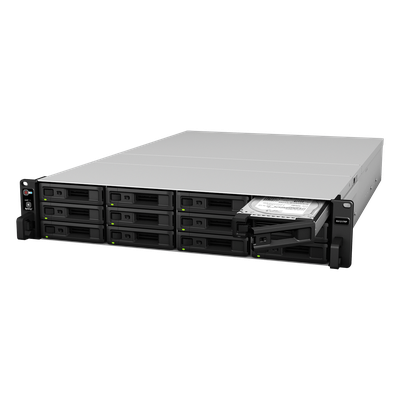 RX-1217RP - Synology Unidad de Expansión NAS / 12 Bahías de Disco / Fuentes de Alimentación Redundantes