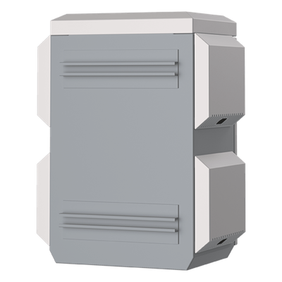 WI-IOTBOX01-V3 - Gabinete de Protección IP / Acero SPCC / 180 x 340 x 160 mm / IP55 / Rieles DIN / Montaje Vertical u Horizontal / 4 Placas Laterales Externas