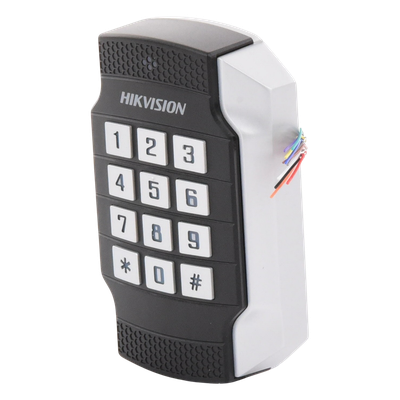 DS-K1104MK - Hikvision Lector de Tarjetas MIFARE y Contraseñas / Wiegand W26-W34 / RS-485 DS-K1104MK