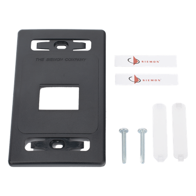 MX-FP-S-02-01 - Siemon Placa de Pared Modular / 2 Salidas / Compatible Z-MAX Blindados MX-FP-S-02-01