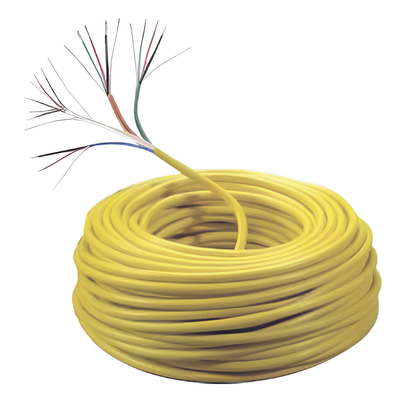 2196-1002 - Carrete de Cable de 305 Metros (1000 Pies) / Color Amarillo / Compuesto por 6 x 22 AWG blindado, 4 x 18 AWG, 4 x 22 AWG, y 2 x 22 AWG / Para Aplicaci