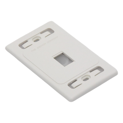 MX-FP-S-01-02 - Siemon Placa de Pared Modular / 1 Salida / Compatibilidad Z-MAX y TERA Blindados MX-FP-S-01-02