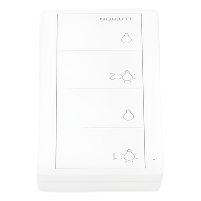 PJ24BWHL21P - Lutron Electronics Control Inalámbrico de 4 Botones / 2 Zonas de Iluminación / Clear Connect RF