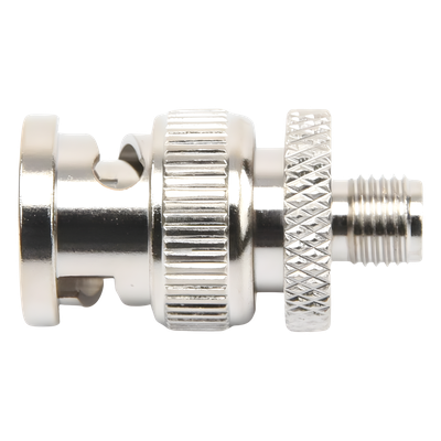 RSA-3476 - Rf Industries,Ltd Adaptador Coaxial en Línea / SMA Hembra a BNC Macho / Cuerpo Bronce Niquelado