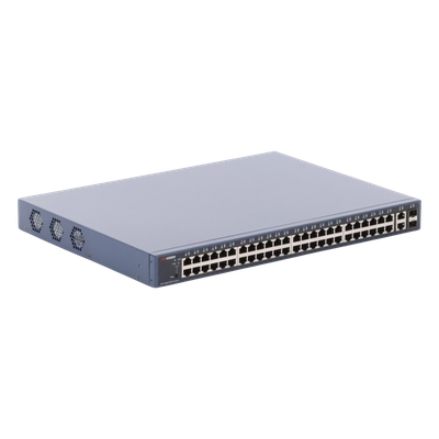 DS-3E1552P-SI - Hikvision Switch PoE+ Administrable / 48 Puertos Gigabit PoE+ / 2 Puertos Uplink Gigabit