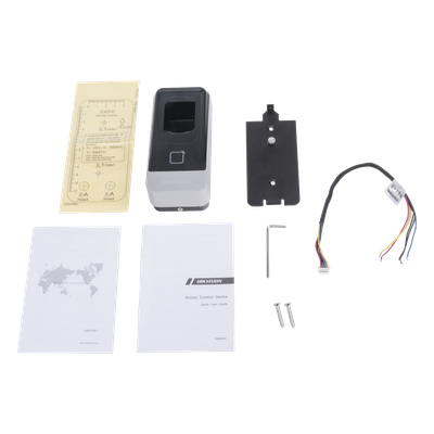 DS-K1201A-EF - Hikvision Lector de Control de Acceso / Huella Digital + Prox EM 125 kHz / RS-485 DS-K1201A-EF
