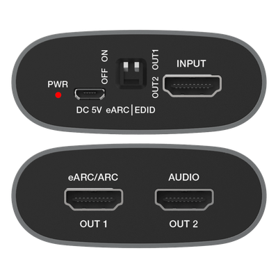 EPC-MB08 - Extractor eARC HDMI | 18 Gbps | Audio Digital | Compatibilidad 4K HDR | Diseño Compacto