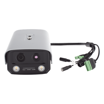HF-VT410 - Hikvision Cámara IP de Detección Térmica de Incendios / Doble Lente 4 MP Óptico + 1 MP Térmico