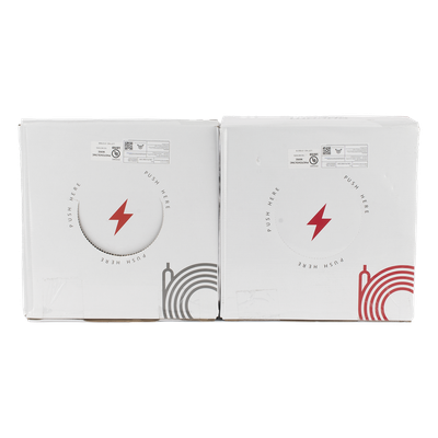 KIT2CBLPV10RB/100 - Kit de 2 rollos de 100 metros de cable fotovoltaico de cobre, rojo y negro, calibre 10 AWG (6mm²), Tipo PV, 1000/2000 V y 120°C.