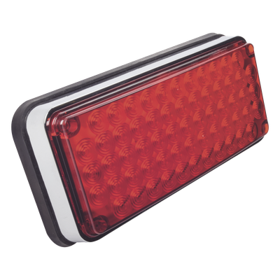 XLTE295R - Luz de Advertencia LED / 7x3" / 66 LED / 12 VCC / 12 Patrones de Destello / Montaje Permanente