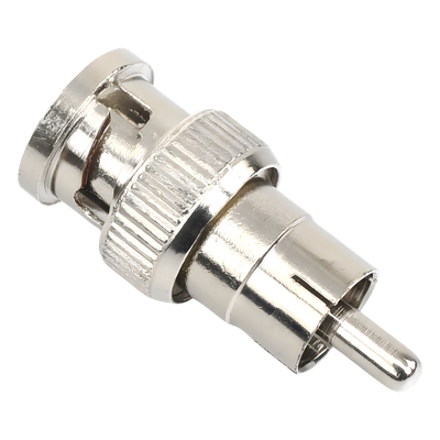 TT-RG-01 - Adaptador en Línea / BNC Macho a RCA Macho / 75 Ohm / 13.9x35 mm / RG-59 y RG-6