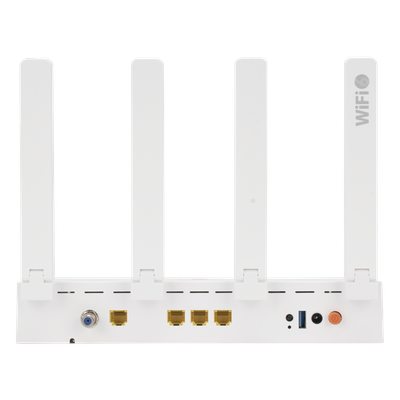 V2804-AX15T - ONU XPON / Wi-Fi 6 AX1500 / 4 Puertos Gigabit / CATV con AGC / 4 Antenas 5 dBi / PON SC/APC