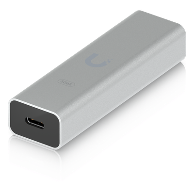 UACC-ADAPTER-RJ45-USBC-5GE - Adaptador USB-C a Ethernet / 5 GbE RJ45 / Indicador de Actividad LAN / Compatible con Mac, Windows y Linux / Construcción en Aluminio y Policarbonato / 38 g (1.3 oz)