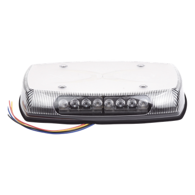 X-5590CB - Mini Barra de Luces LED / Cobertura 360° / Óptica TIR de Largo Alcance / 18 Patrones Flash / IP65 / SAE J845 Clase II / 12-24V DC