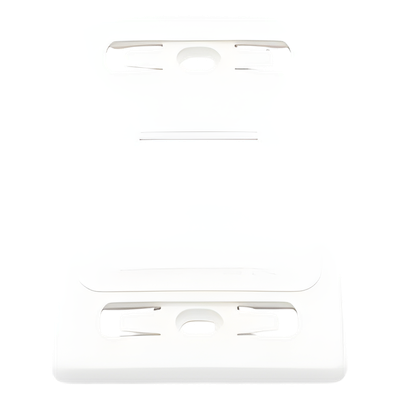 MX-FP-S-02-02B - Siemon Placa de Pared Modular / 2 Salidas / Blanco MX-FP-S-02-02B