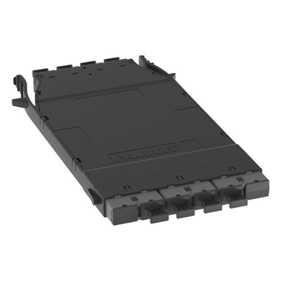 FHMZO-32-M - Panduit Cassette de Fibra Óptica HD Flex / 32 Fibras OM4 / 4x MPO-8 Macho a 4x MPO-8 Macho