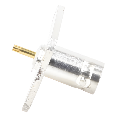 RFB-1115-14 - Rf Industries,Ltd Conector BNC Hembra / Soldable para Chasis / 4 Perforaciones 18 mm (0.59 ft)