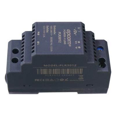 PLR-3012 - Epcom Powerline Fuente de poder DIN Riel / 15 Vcc / 2 A PLR-3012