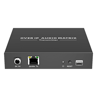 TTMOIPATX - Extensor de Audio sobre IP / PCM 2.0 / Alcance 120 m (393.7 ft) / Matriz Flexible 1:1 1:N N:N / Múltiples Interfaces Analógicas / Protección ESD Nivel 2