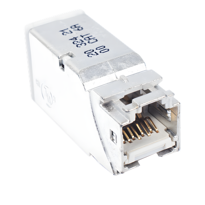 Z6A-SP - Conector Blindado para Patch Panel / Cat6A / 22-26 AWG / 19-inch Rack / -10 a 60 °C / 14 a 140 °F