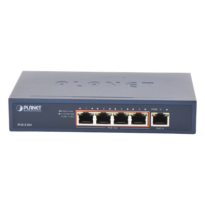 POE-E304 - Planet Extensor PoE / 65W Ultra PoE / 4 Puertos Gigabit POE-E304