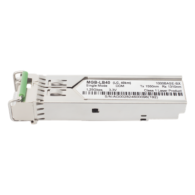 MGB-LB40 - Transceptor mini-GBIC SFP 1G LC / WDM BIDI / Monomodo 40 km / TX 1550nm RX 1310nm / Hot-pluggable