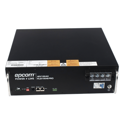RLB10048PRO - Epcom Powerline Batería de Litio de 4.8 Kwh, 48 Vcc ,104 Ah, 3U de Montaje en Rack. RLB10048PRO